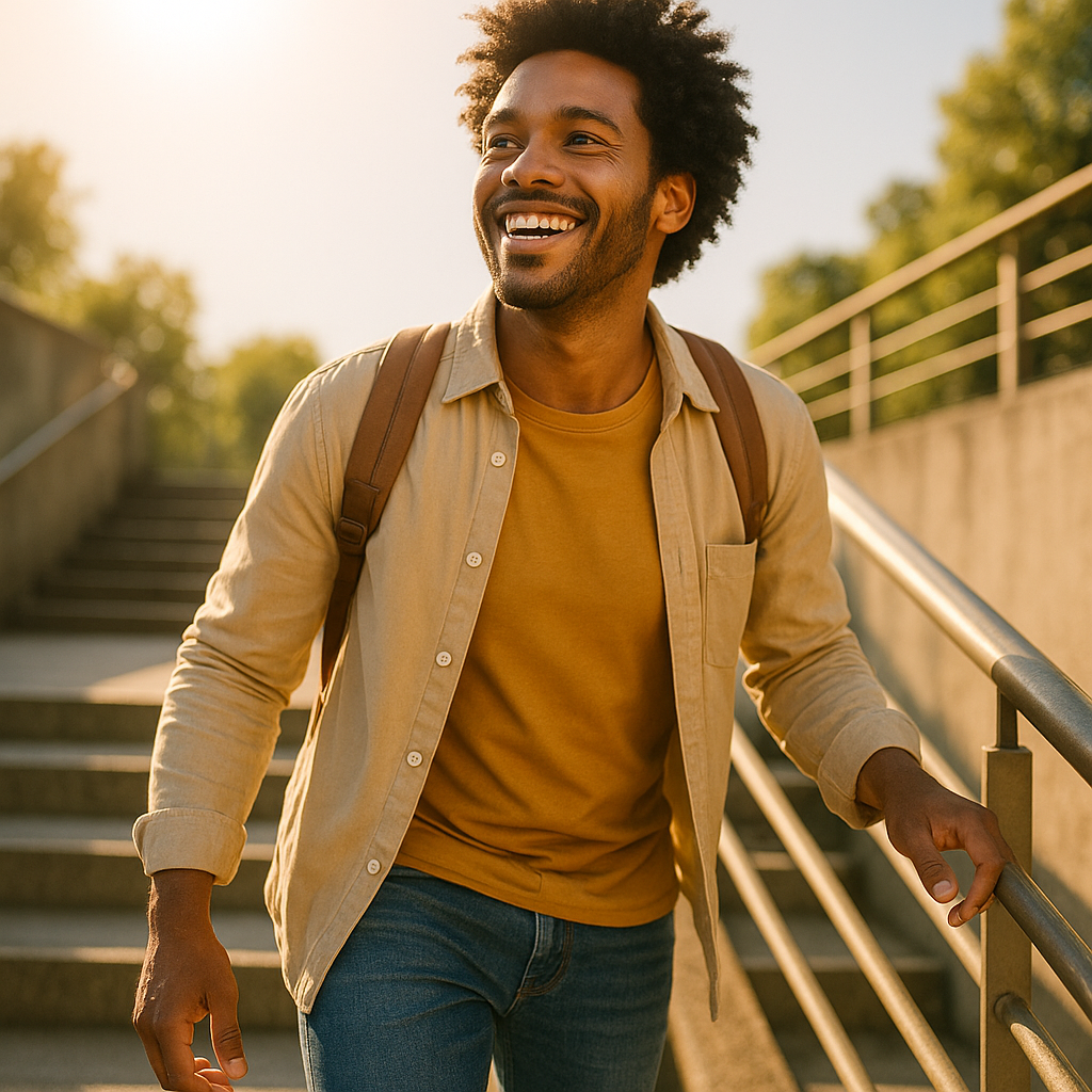 Smiling man